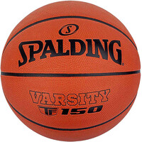 Spalding balón baloncesto Varsity TF-150 Sz7 Rubber Basketball vista frontal