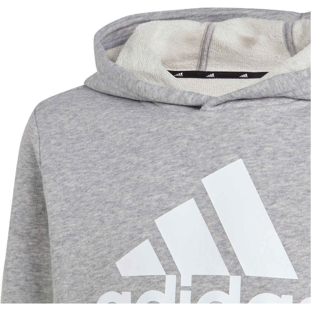 adidas sudadera niña Big Logo Essentials Cotton vista detalle