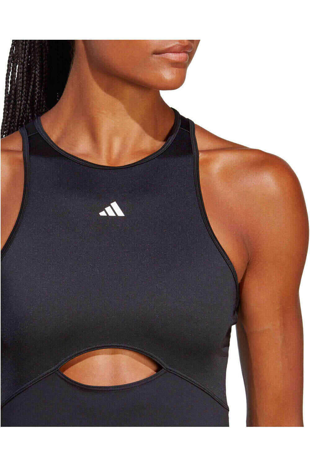 adidas camiseta tirantes fitness mujer HIIT AEROREADY Training vista detalle