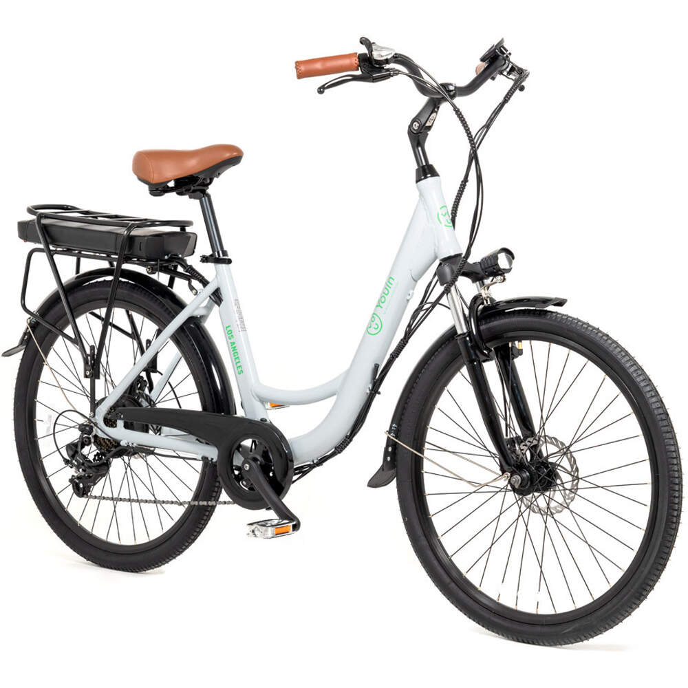 Youin bicicleta paseo eBIKE YOU-RIDE Los Angeles vista frontal