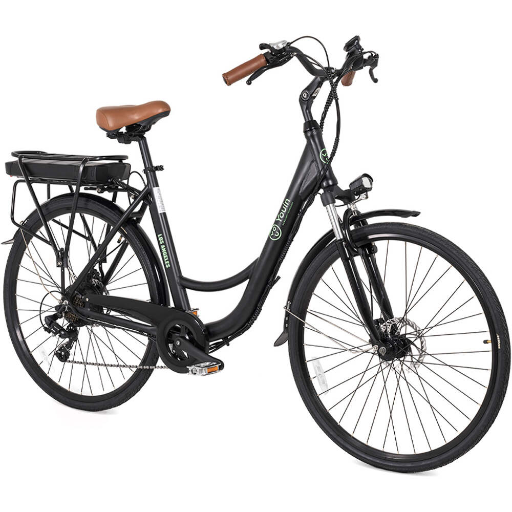 Youin bicicleta paseo eBIKE YOU-RIDE Los Angeles vista frontal