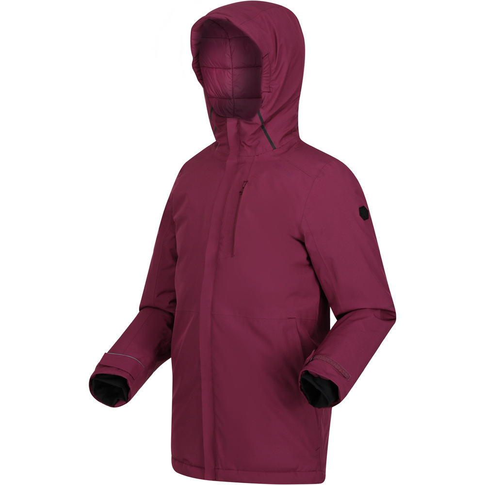 Regatta chaqueta impermeable niño YEWBANK vista detalle