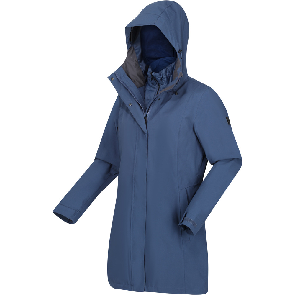 Regatta chaqueta impermeable insulada mujer DENBURY III vista detalle