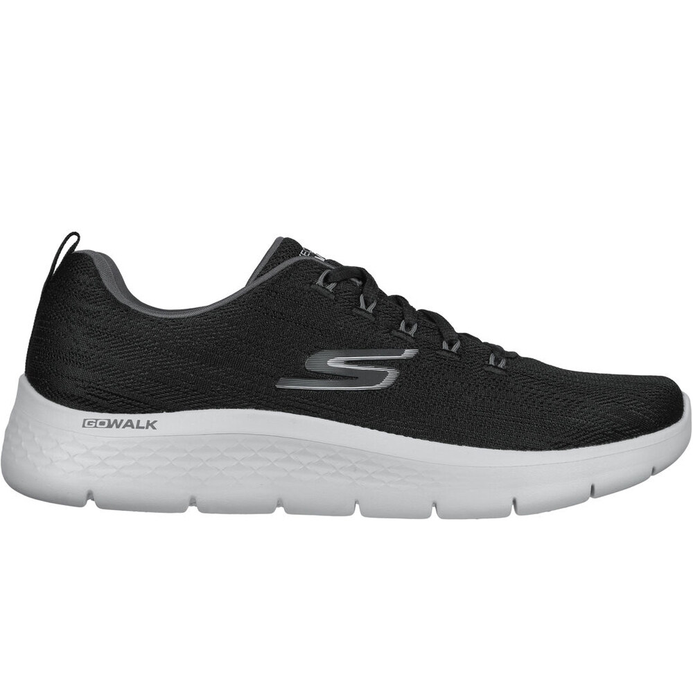 Skechers zapatillas fitness hombre GO WALK FLEX-QUOTA NEGR lateral exterior