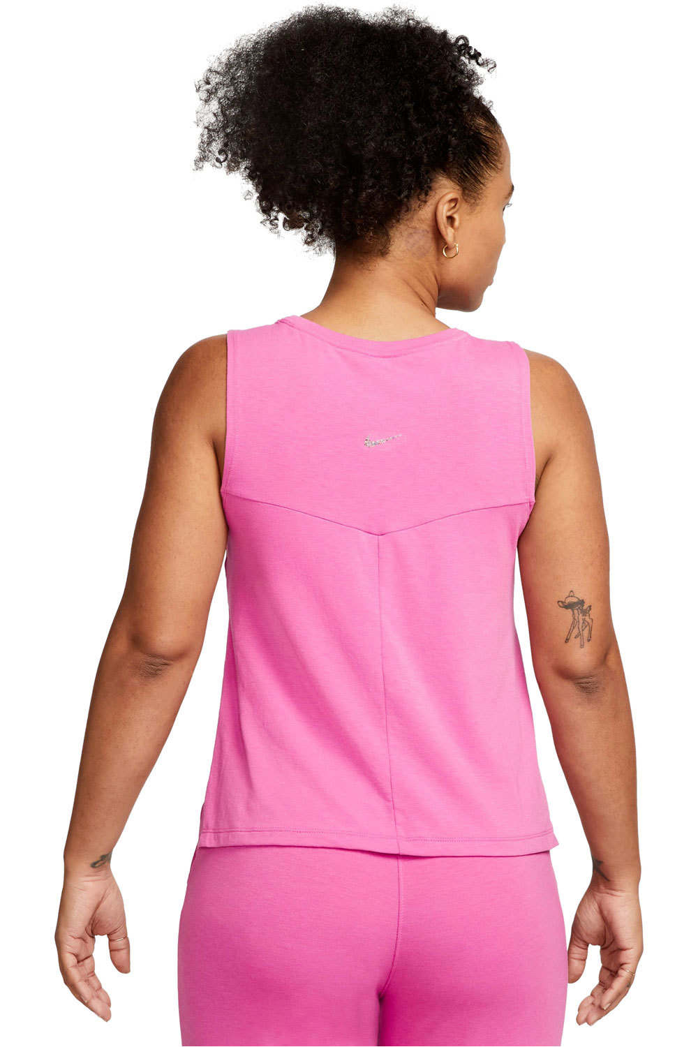 Nike camisetas yoga W NY DF TANK vista trasera