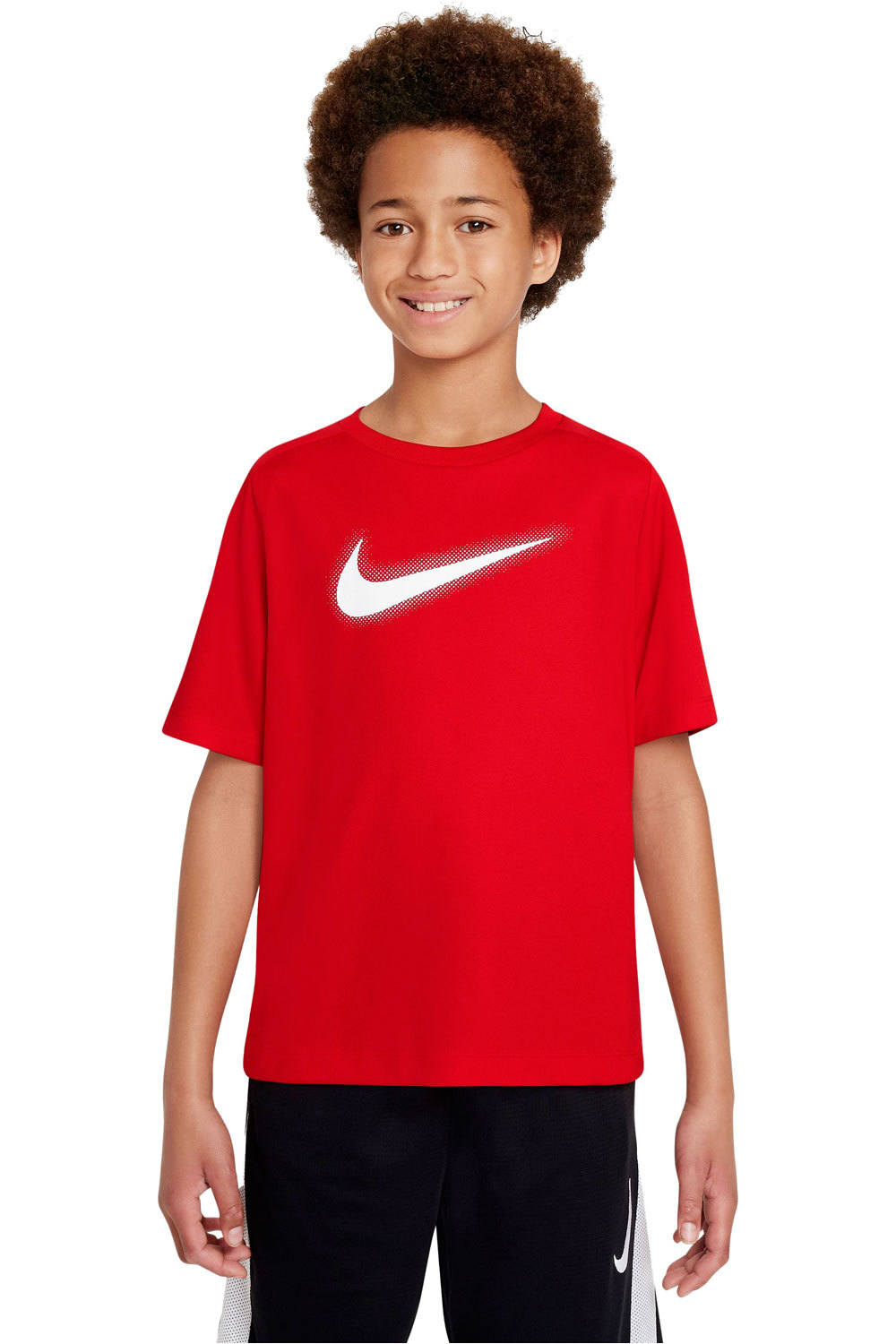 Nike camiseta entrenamiento manga corta niño B NK DF MULTI + SS TOP GX vista frontal