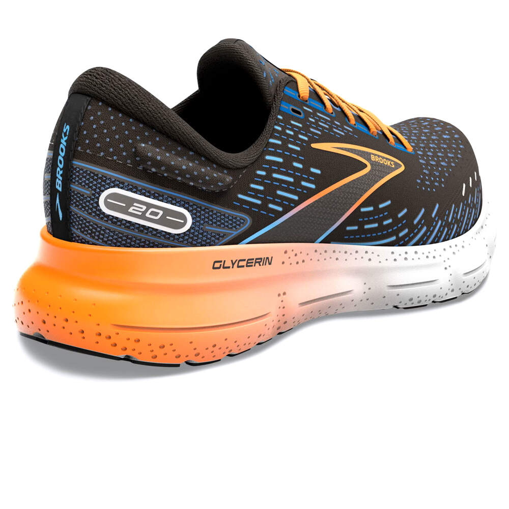 Brooks Brooks Glycerin, Zapatillas Hombre, Multicolor (Negro Black Fiery  Red Blazing Yellow), 43 EU : : Moda