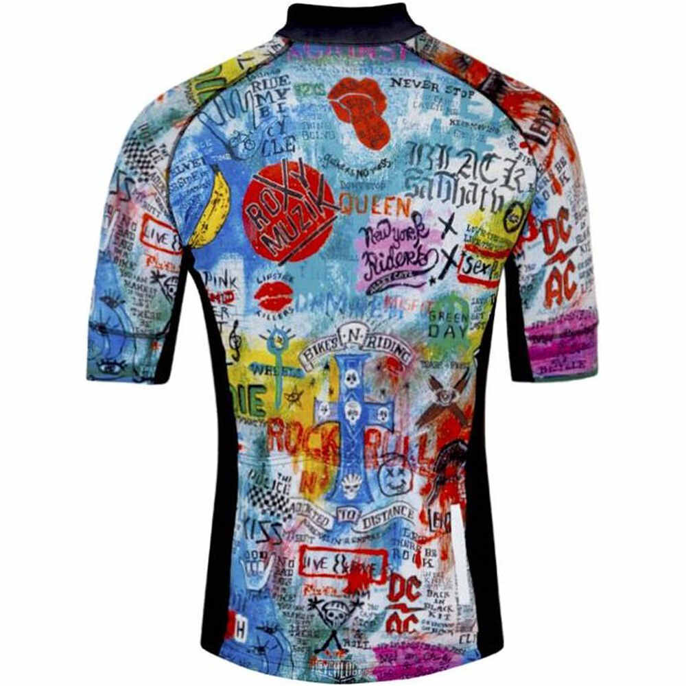 Cycology maillot manga corta hombre Rock N Roll Men's Cycling Jersey vista trasera