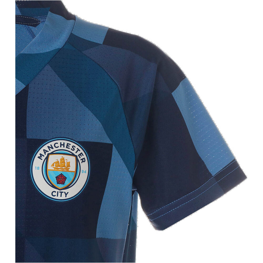 Puma camiseta entrenamiento niño M.CITY 23 PREMATCH JERSEY JR vista detalle