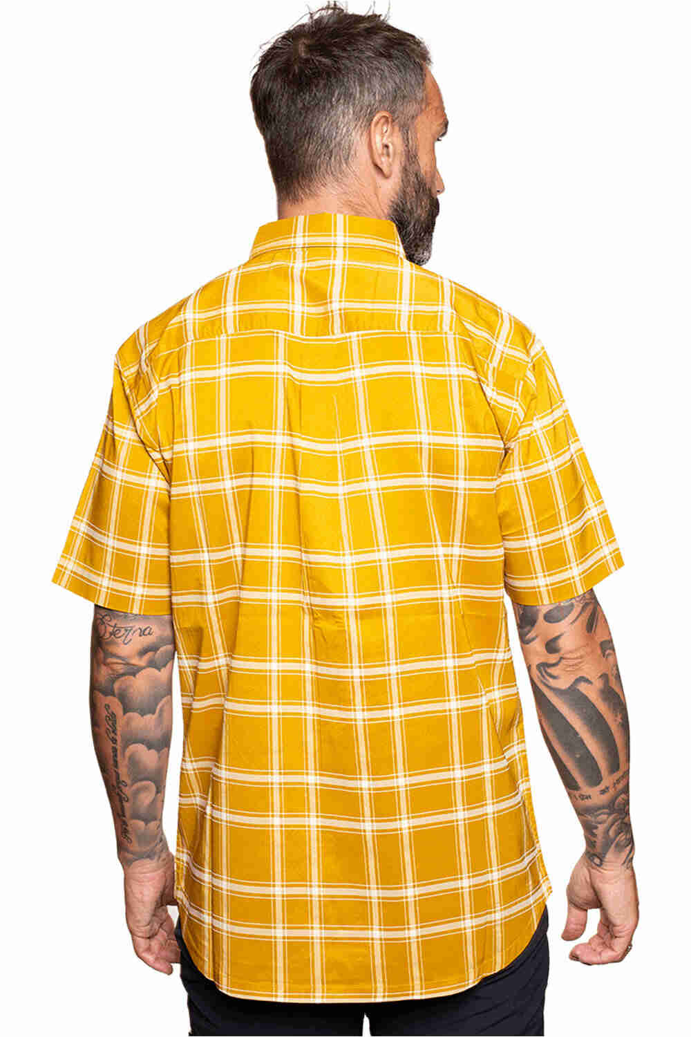 Trango camisa montaña manga corta hombre CAMISA POMBALL vista trasera