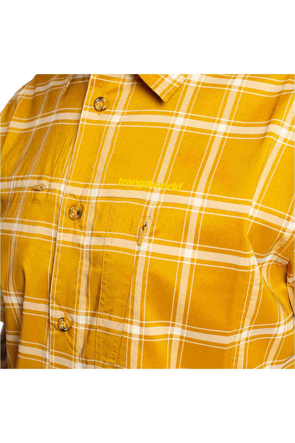 Trango camisa montaña manga corta hombre CAMISA POMBALL vista detalle