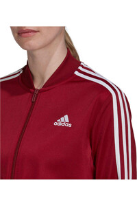 adidas sudadera mujer Essentials 3 bandas vista detalle