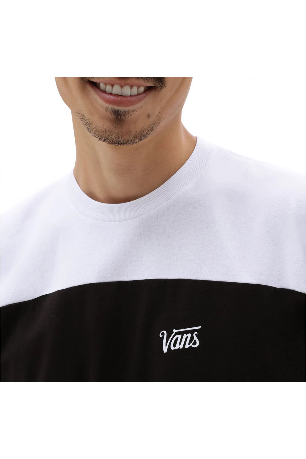 Vans camiseta manga corta hombre SCRIPT CREW BLOCK S/S vista detalle