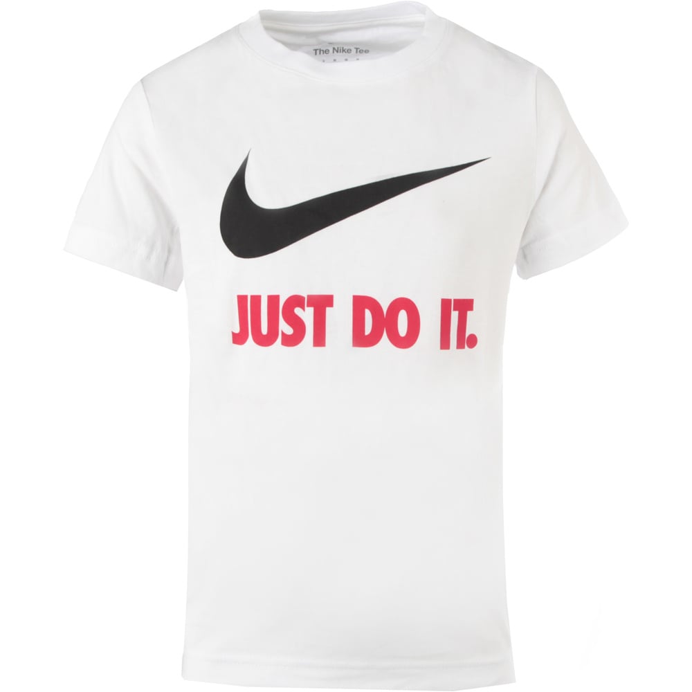 Nike camiseta manga larga niño NKB SWOOSH JDI SS TEE vista frontal