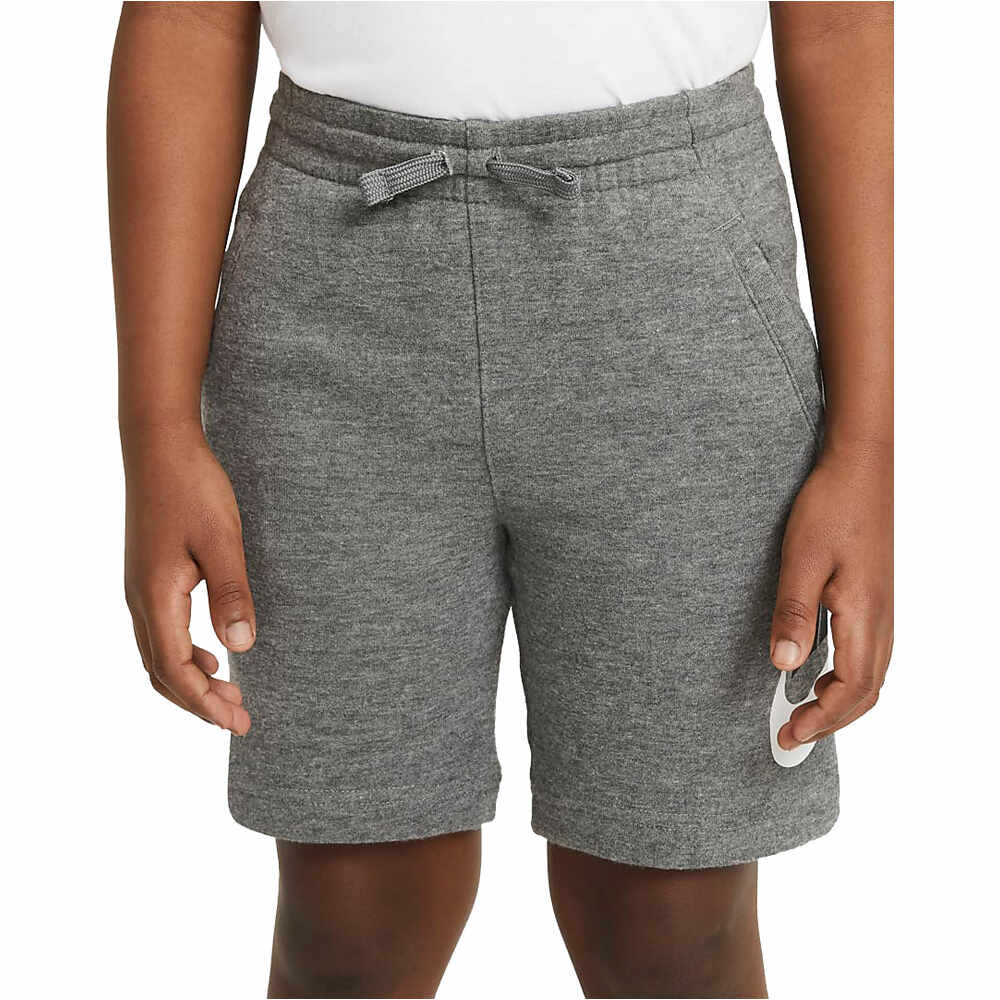 Nike bermuda niño CLUB HBR FT SHORT vista frontal