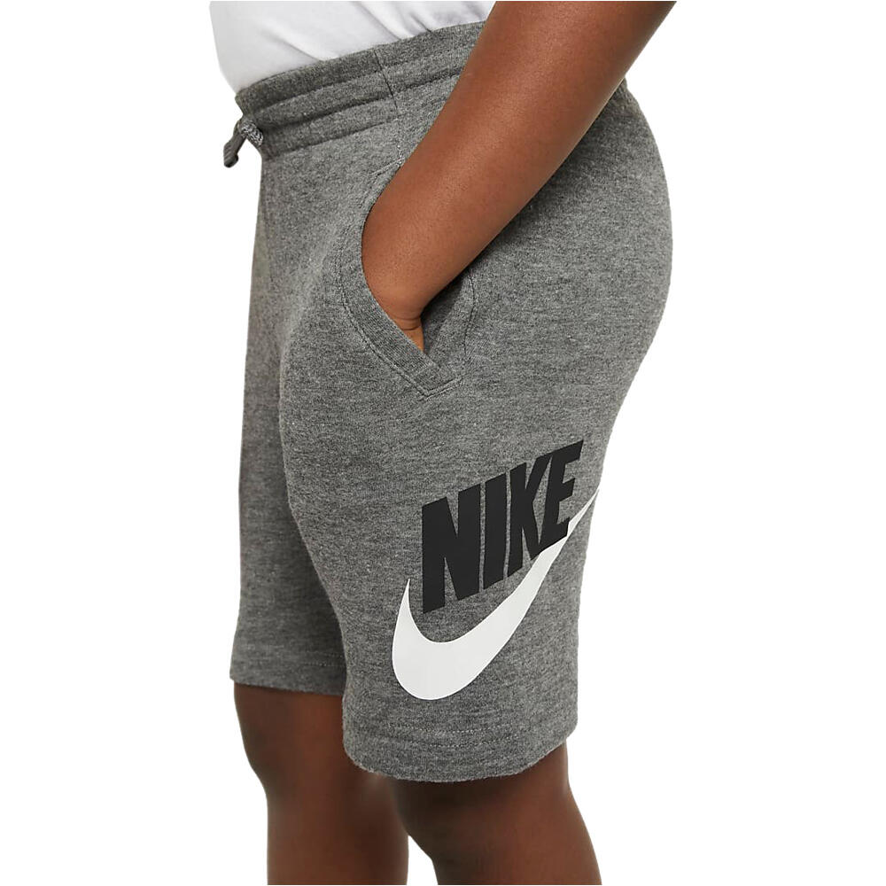 Nike bermuda niño CLUB HBR FT SHORT vista detalle