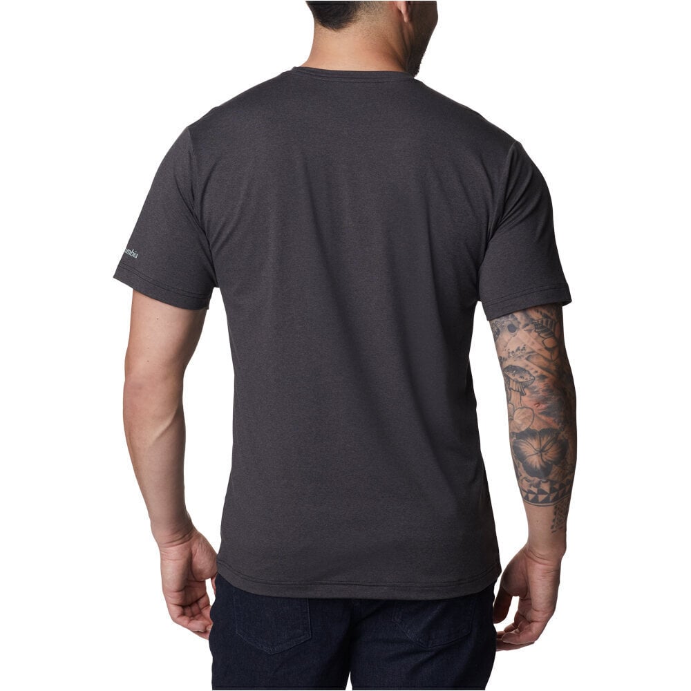 Columbia camiseta montaña manga corta hombre Tech Trail Front Graphic SS Tee vista trasera