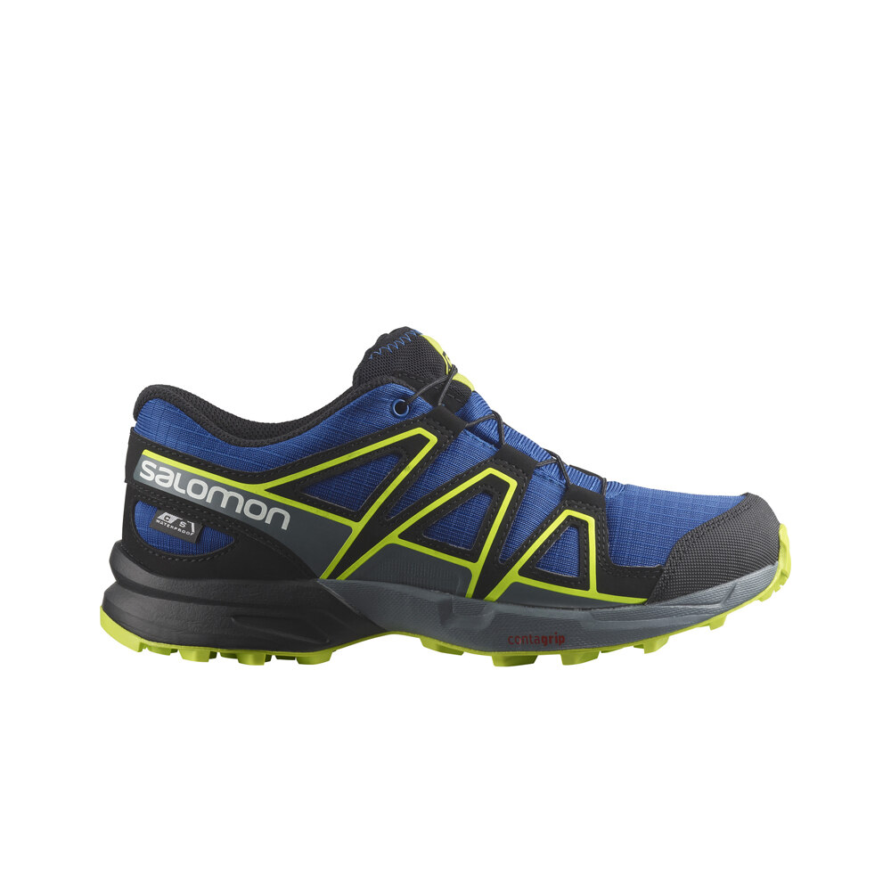 Salomon zapatilla trekking niño SPEEDCROSS CSWP J lateral exterior