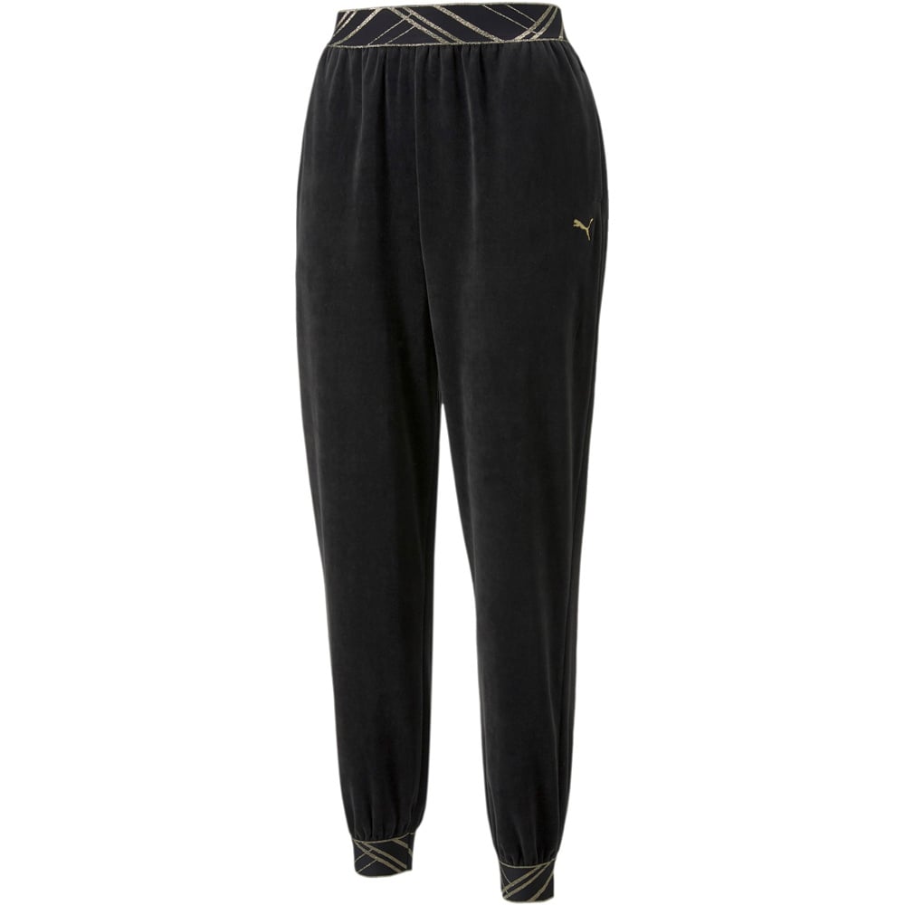 Puma pantalones y mallas largas fitness mujer Deco Glam Velour Pa 03