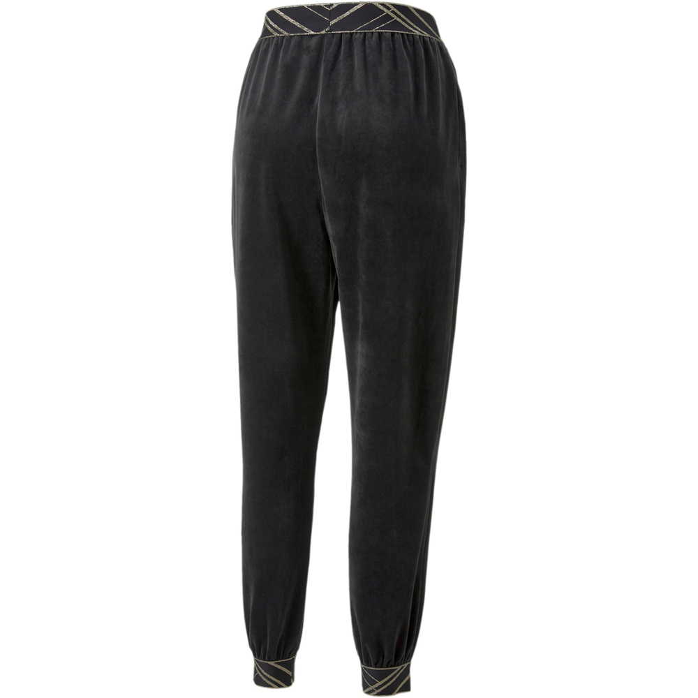 Puma pantalones y mallas largas fitness mujer Deco Glam Velour Pa 04