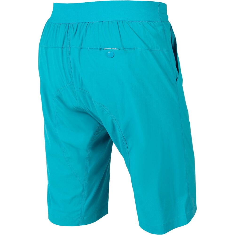 Endura pantalón corto ciclismo hombre Short Hummvee lite con culote interior vista trasera