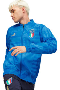 Puma sudadera entrenamiento fútbol FIGC Home Prematch J vista frontal