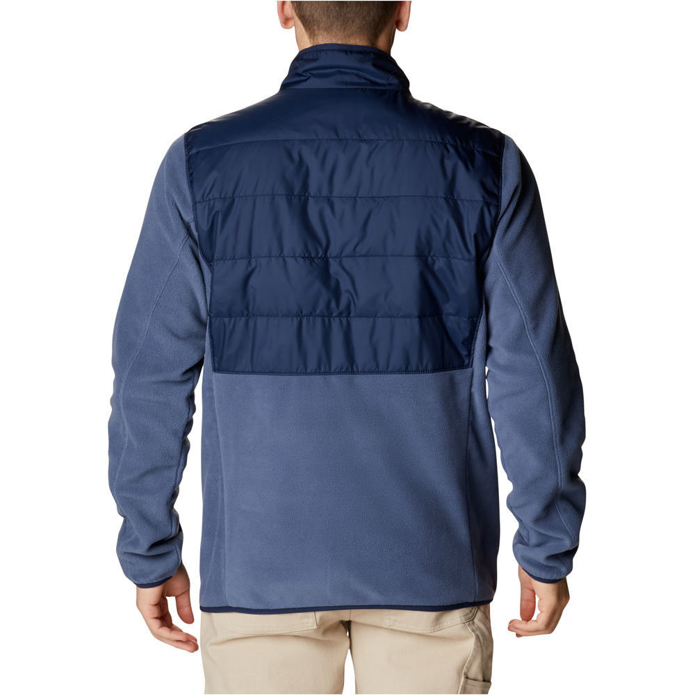 Columbia forro polar hombre Basin Butte Fleece Full Zip vista trasera