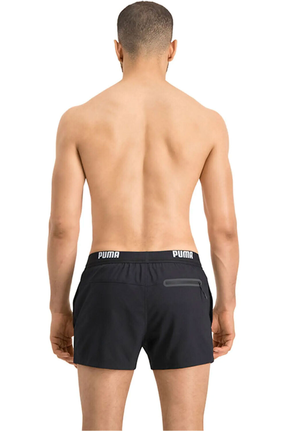 Puma bañador playa hombre PUMA SWIM MEN LOGO SHORT LENGTH vista trasera