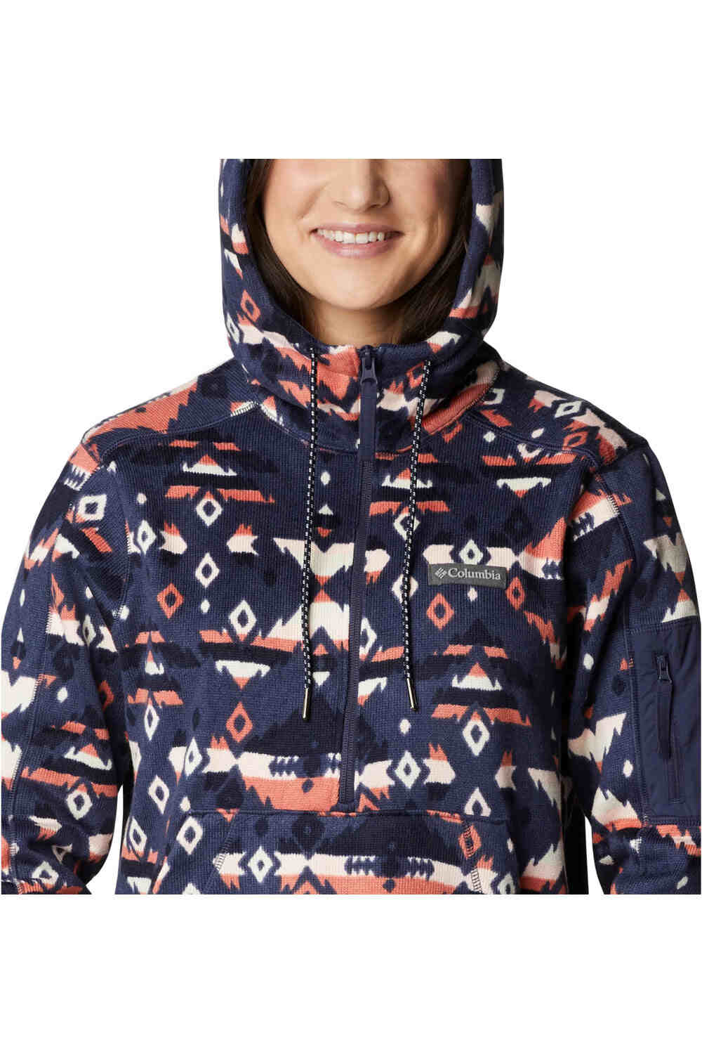 Columbia forro polar mujer W Sweater Weather Hooded Pullover vista trasera