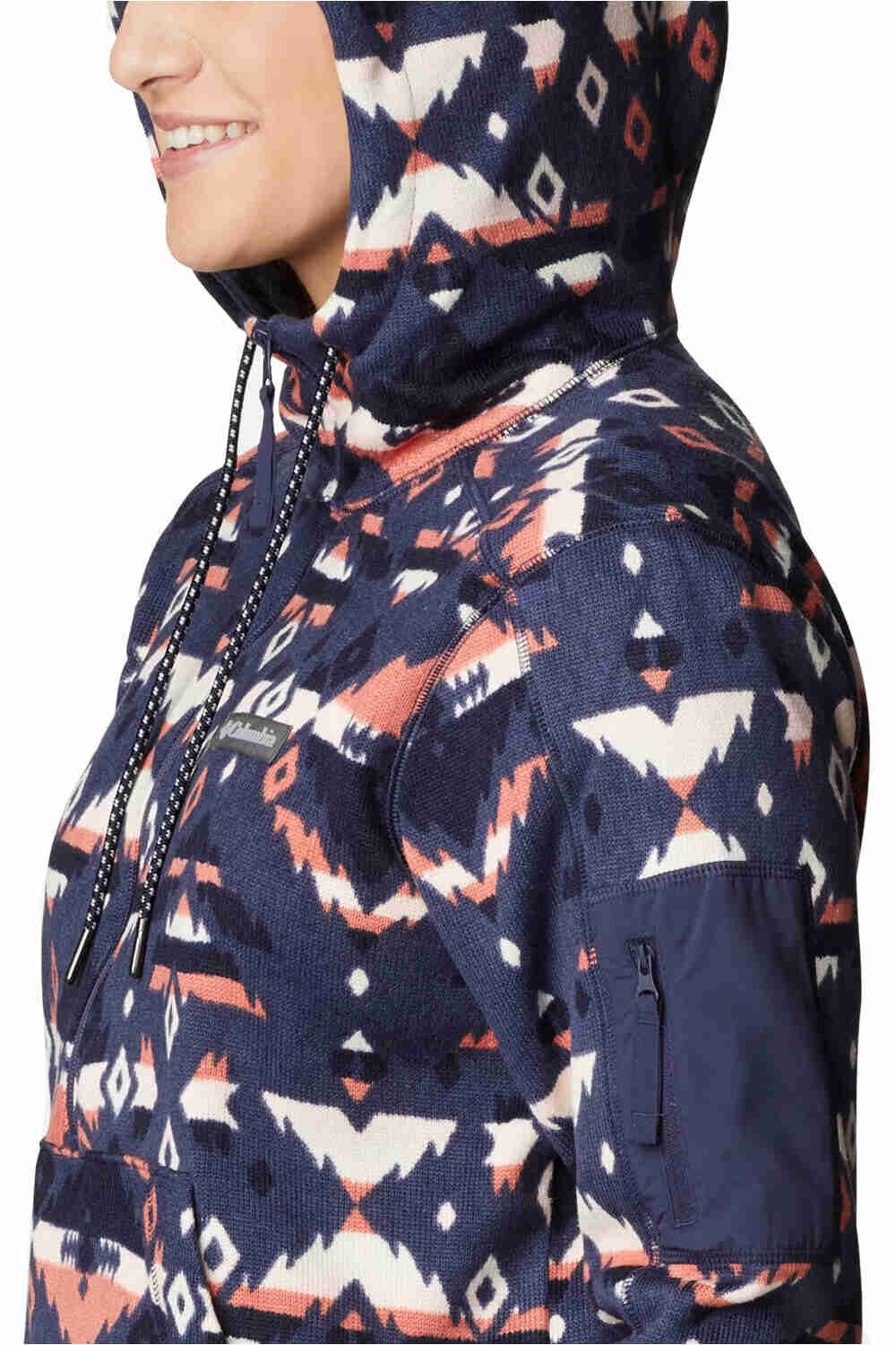 Columbia forro polar mujer W Sweater Weather Hooded Pullover vista detalle