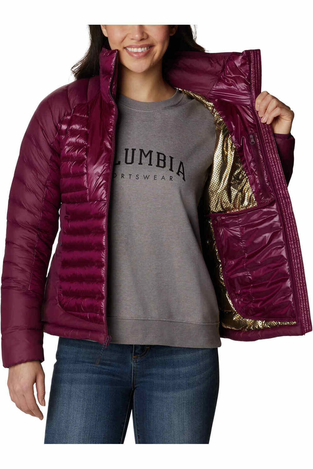 Columbia chaqueta outdoor mujer Labyrinth Loop Jacket vista trasera