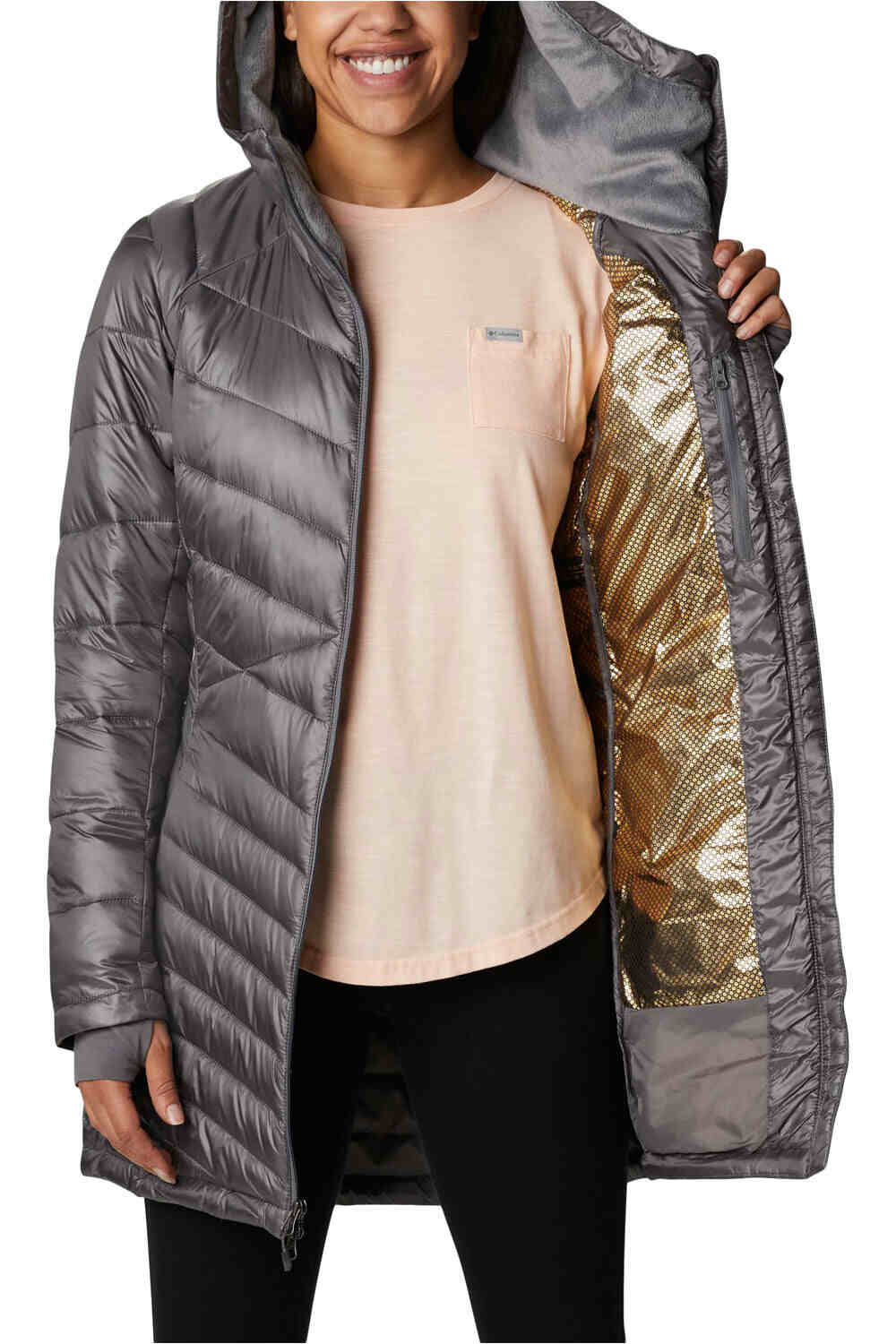 Columbia chaqueta outdoor mujer Joy Peak Mid Jacket vista trasera