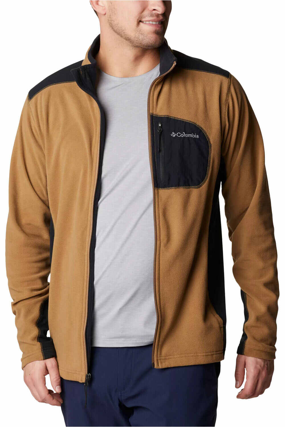 Columbia forro polar hombre Klamath Range Full Zip vista frontal