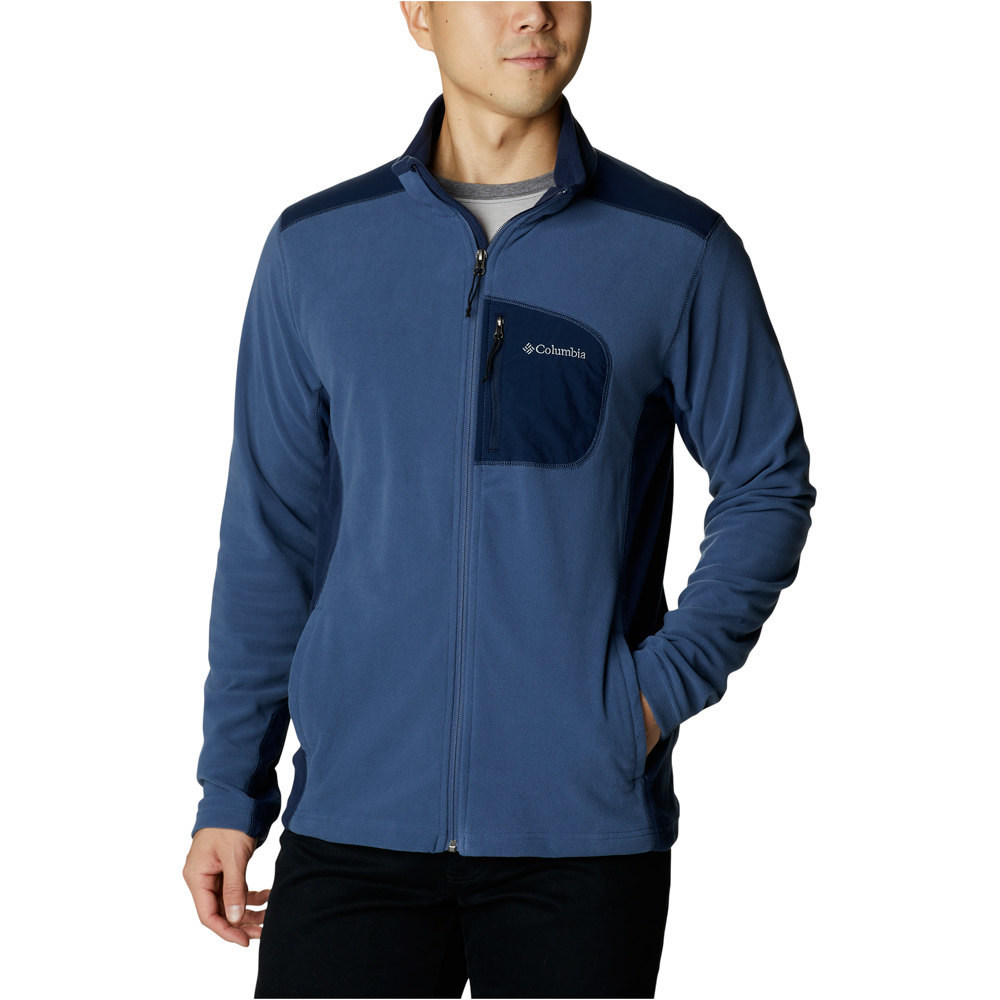 Columbia forro polar hombre Klamath Range Full Zip vista frontal