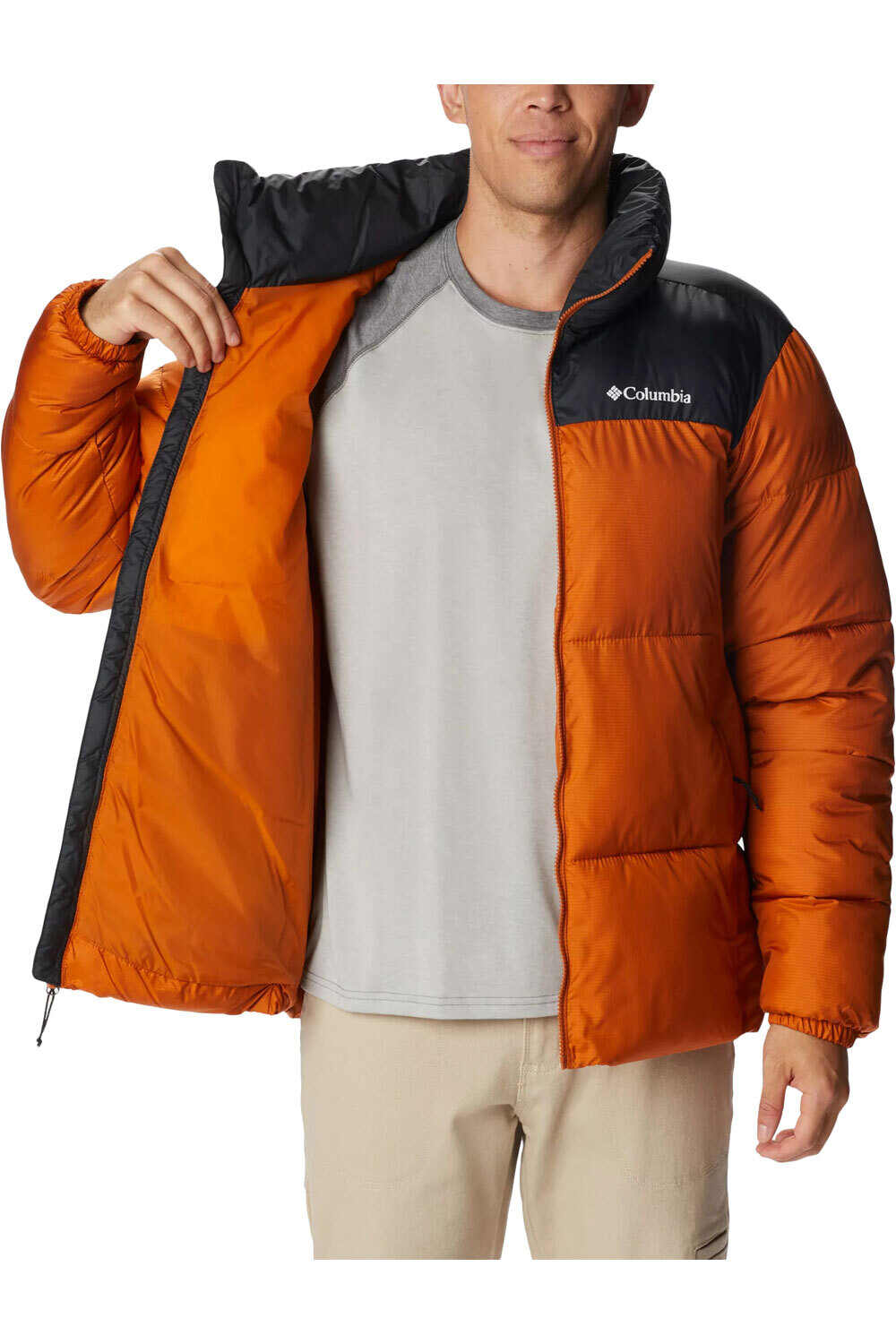 Columbia chaqueta outdoor hombre M Puffect II Jacket vista trasera