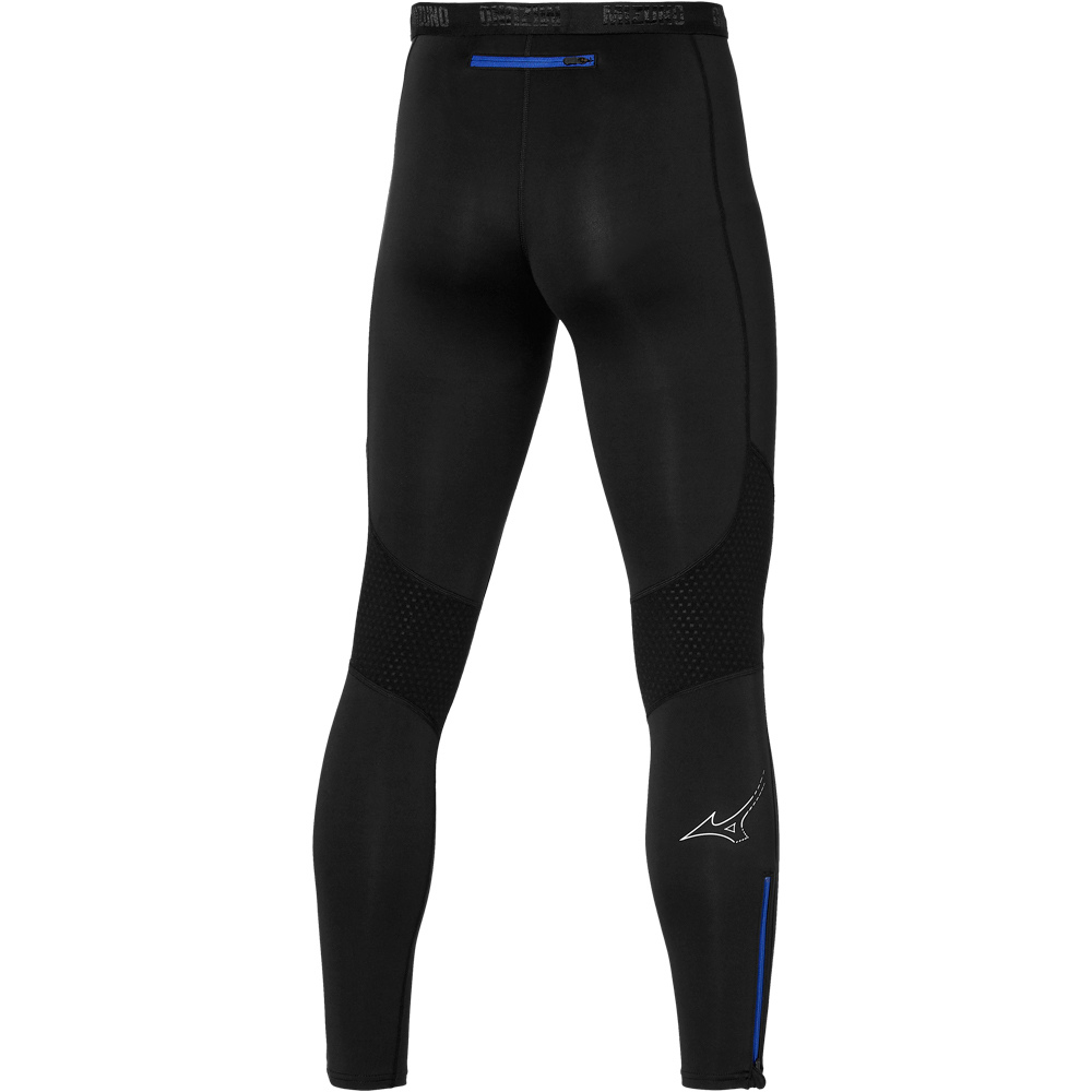 Mizuno malla larga running hombre Warmalite Tight vista trasera