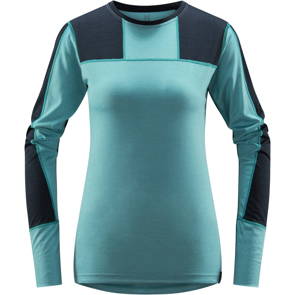 Haglofs camiseta térmica manga larga mujer Natural Blend Tech Crew Neck Women 03