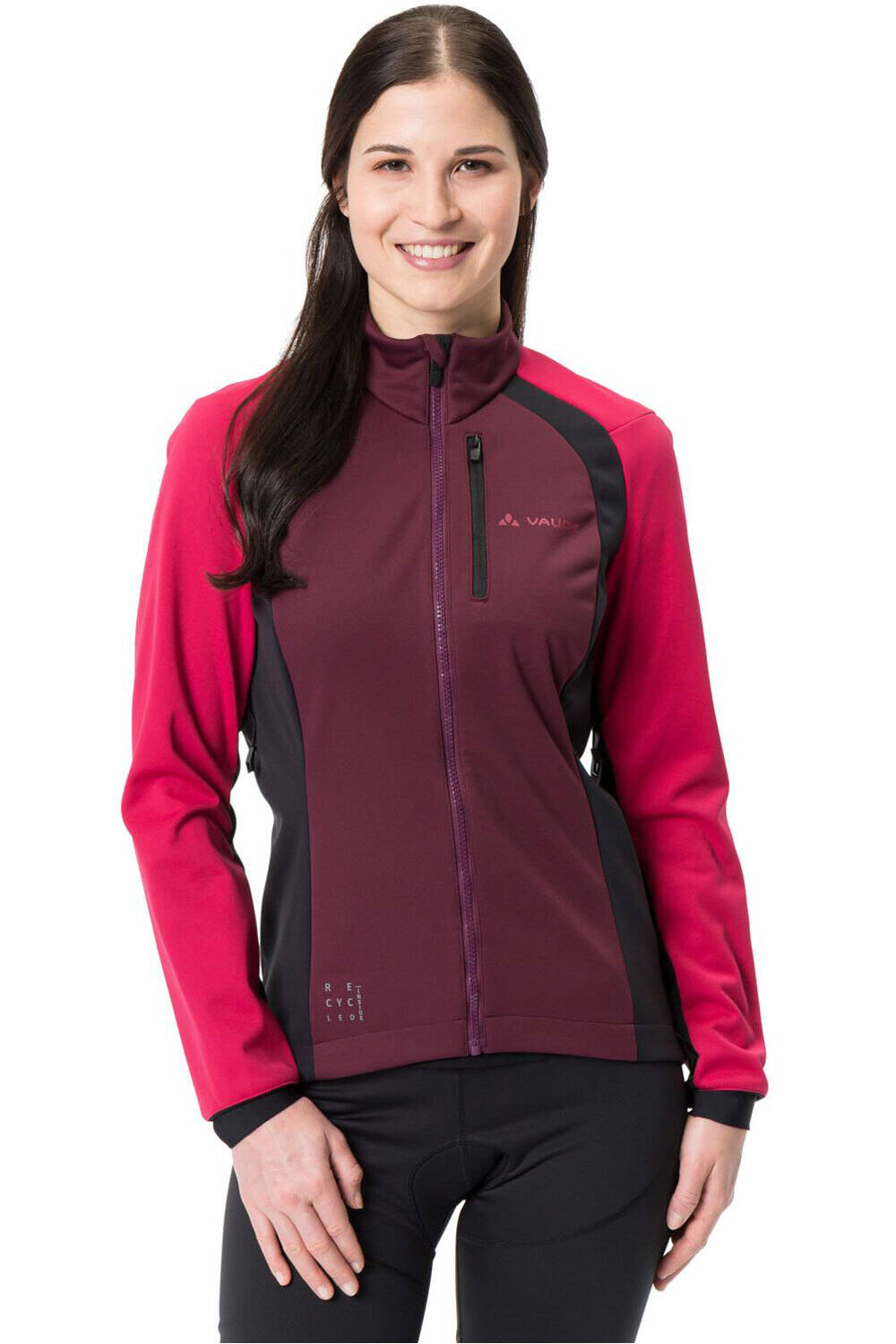 Vaude cortavientos ciclismo mujer Women's Posta Softshell Jacket vista frontal