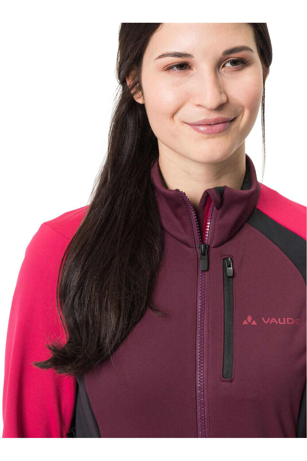 Vaude cortavientos ciclismo mujer Women's Posta Softshell Jacket vista detalle