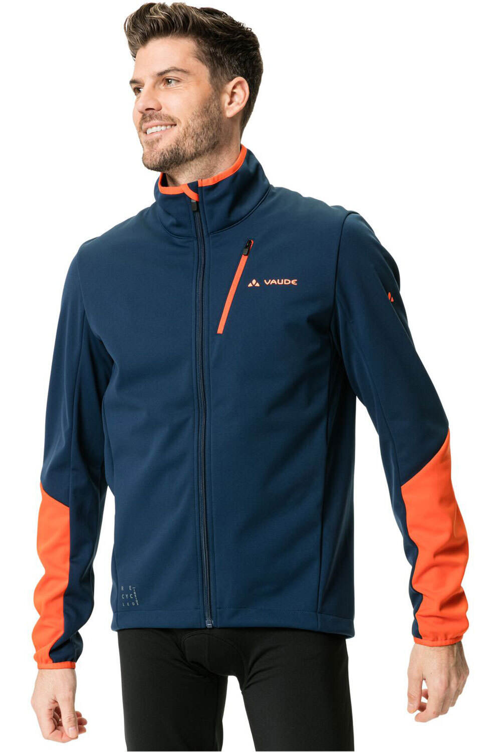 Vaude cortavientos ciclismo hombre Men's Matera Softshell Jacket vista frontal