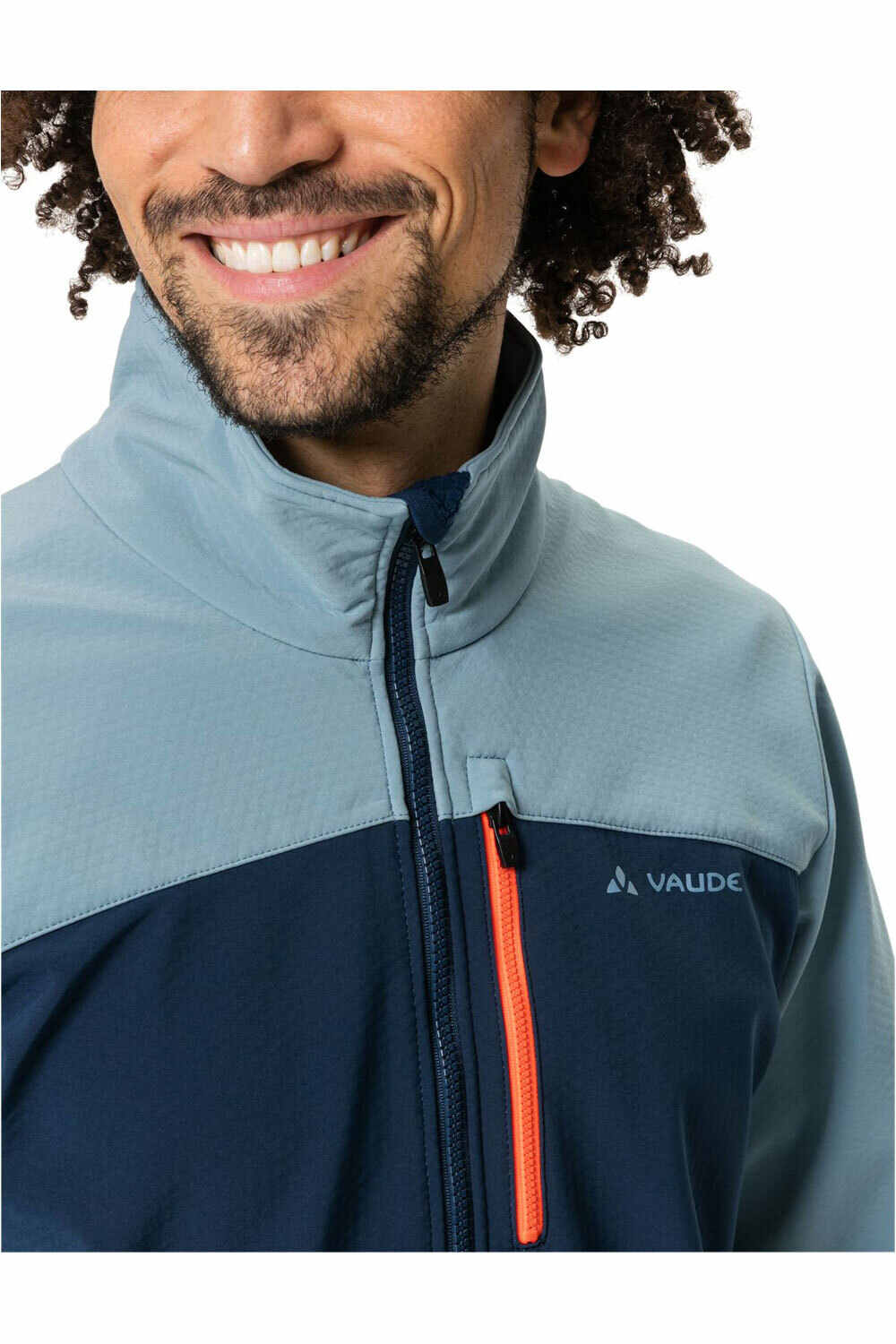 Vaude cortavientos ciclismo hombre Men's Virt Softshell Jacket II vista detalle