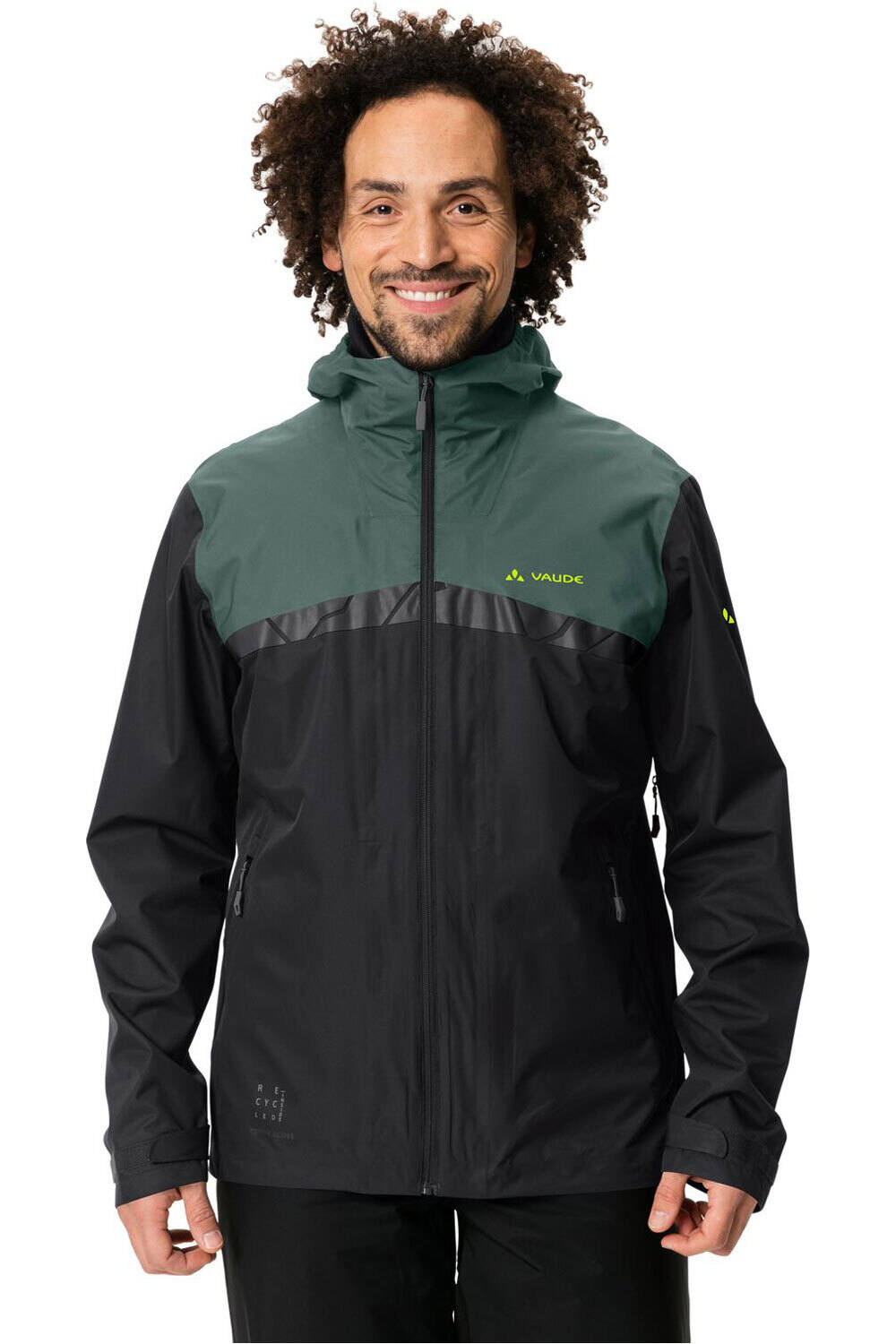 Vaude cortavientos ciclismo hombre Men's All Year Moab 3in1 Rain Jacket vista frontal