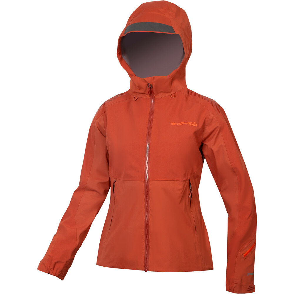 Endura chaqueta impermeable ciclismo mujer MT500 Chaqueta impermeable para mujer vista frontal