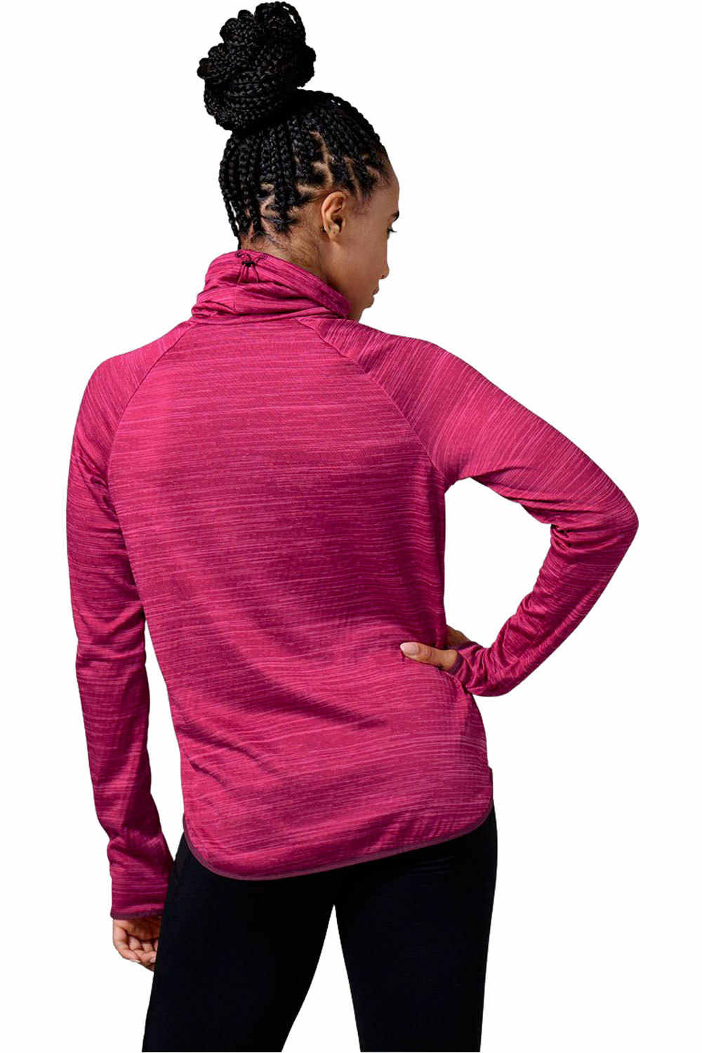 Odlo camiseta térmica manga larga mujer Mid layer RUN EASY WARM vista trasera