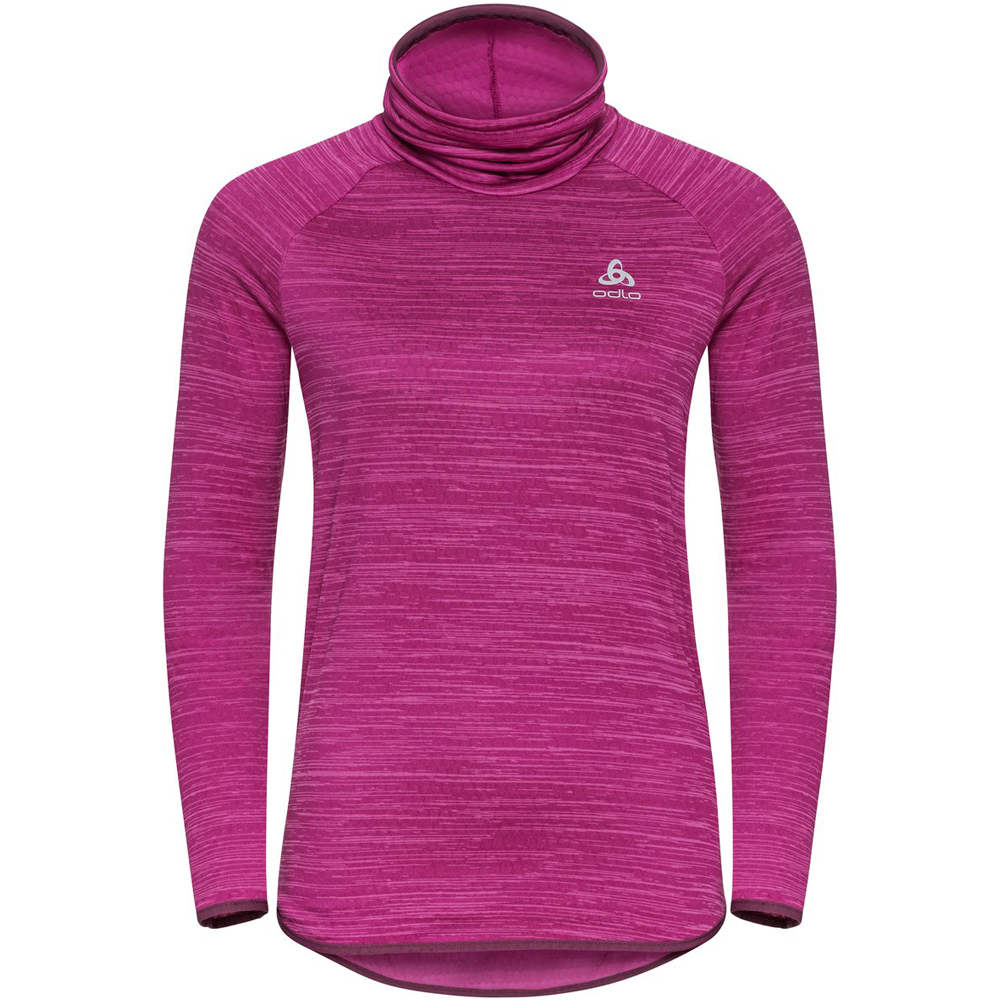 Odlo camiseta térmica manga larga mujer Mid layer RUN EASY WARM vista detalle