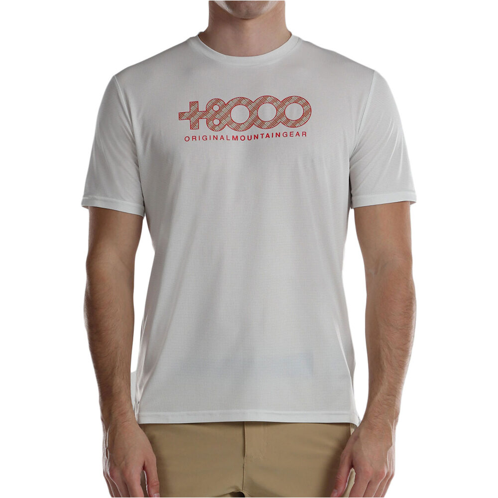 +8000 camiseta montaña manga corta hombre USAME vista frontal