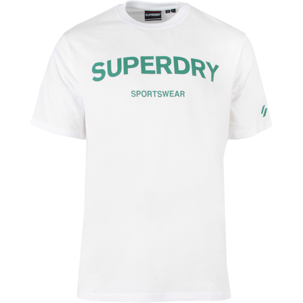 Superdry camiseta manga corta hombre CODE CORE SPORT TEE vista frontal