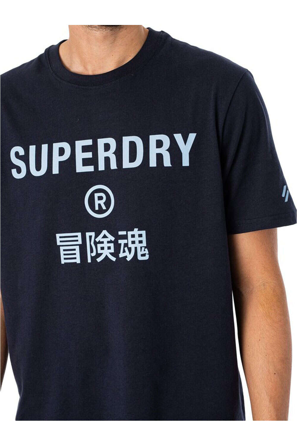 Superdry camiseta manga corta hombre CODE CORE SPORT TEE vista detalle