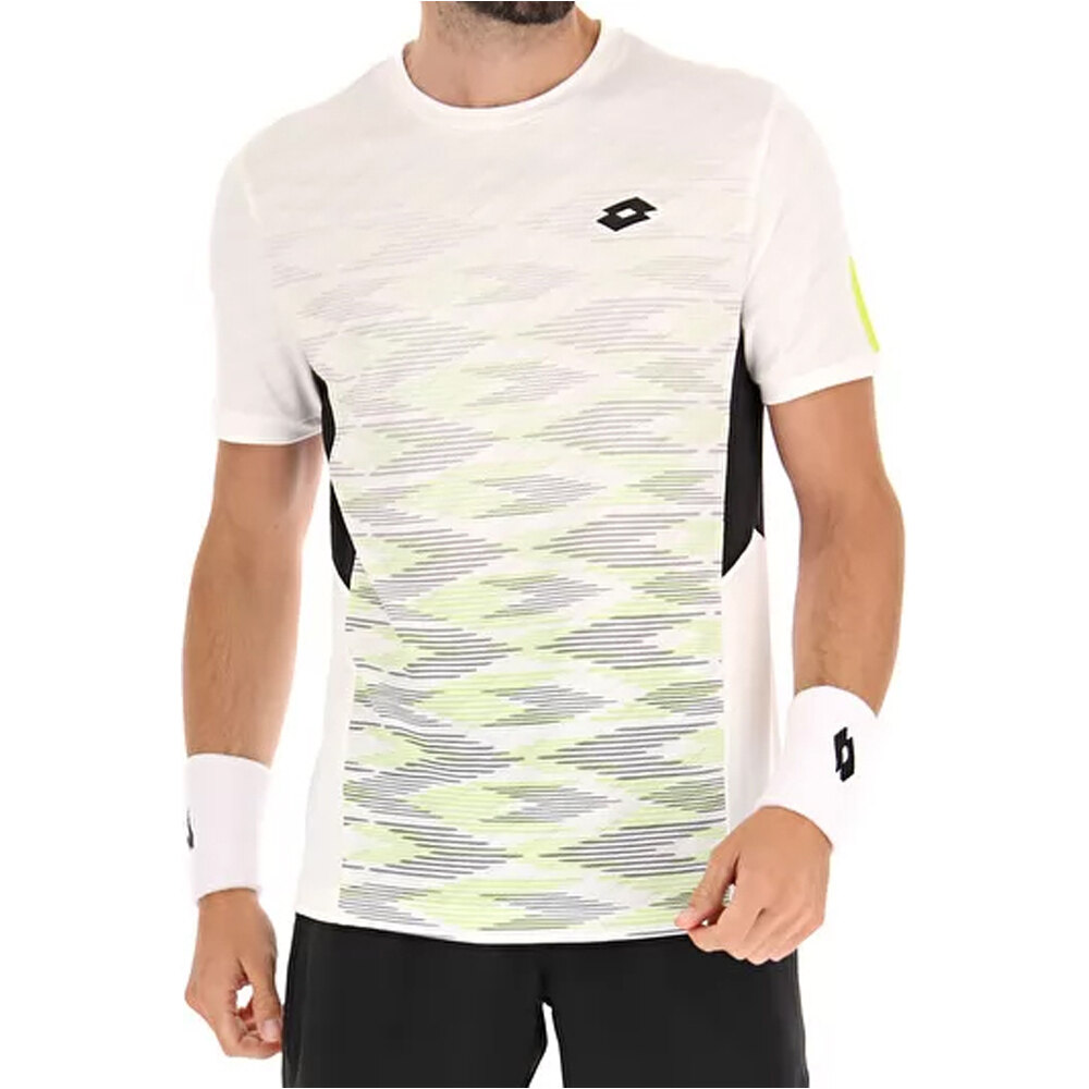 Lotto camiseta tenis manga corta hombre TECH I - D4 TEE vista frontal