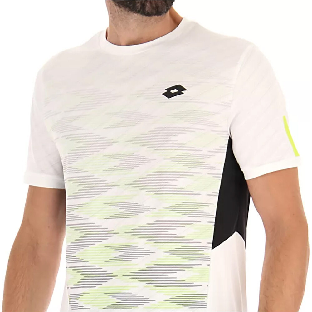 Lotto camiseta tenis manga corta hombre TECH I - D4 TEE vista detalle